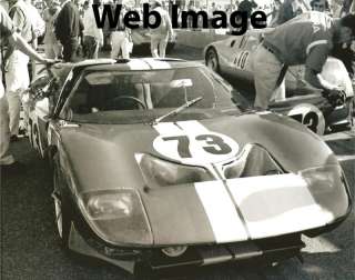 Vintage 8 X 10 1965 Daytona 24 Hour Ford GT40 Winner  
