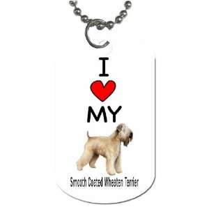    I Love My Smooth Coated Wheaten Terrier Dog Tag: Everything Else