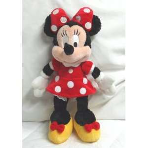  10 Plush Minnie Mouse in Red Pokadot Dress: Toys & Games
