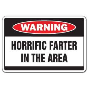   FARTER Warning Sign funny smell stink sign Patio, Lawn & Garden