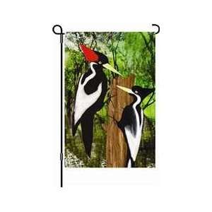  Ivory Billed Woodpecker Flag Garden Size Patio, Lawn 