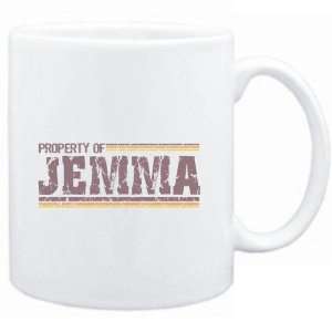 Mug White  Property of Jemma   Vintage  Female Names  