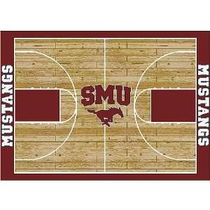  Southern Methodist Mustangs College Basketball 3X5 Rug 