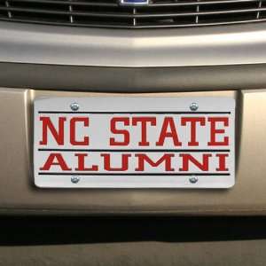  North Carolina State Wolfpack Silver Bar Mirrored Alumni 