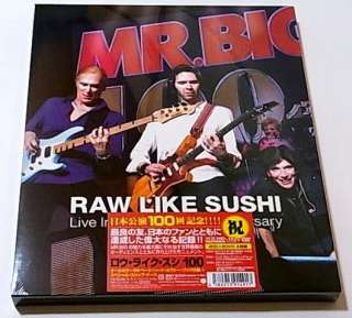 MR.BIG RAW LIKE SUSHI 100 Japan Limited Special DVD+CD Box set 