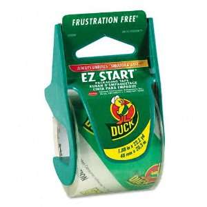 Duck  EZ Start Carton Sealing Tape/Dispenser, 1.88 x 22.2 Yards, 1 1 