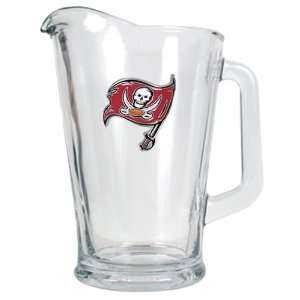  Tampa Bay Buccaneers 60oz Glass Pitcher   Primary Logo 
