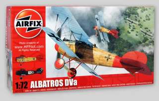 Airfix #1078  Albatros DVa  sharp 1/72 scale kit of the WWI 