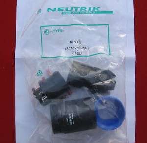 Genuine Neutrik NL8FC Speakon Audio Plug Connectors  
