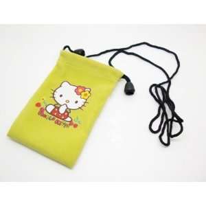  Hello Kitty Pouch Bag Gift (2 Hair Clips, 2 Badges, 6 