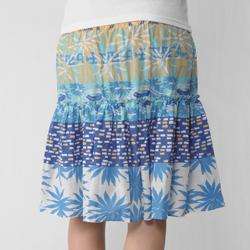 Apollo Juniors Tropical Print Smocked waist Skirt  Overstock
