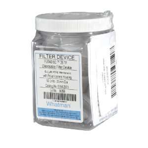 Whatman 6784 2501 PTFE Puradisc 25 Syringe Filter, 0.1 Micron  
