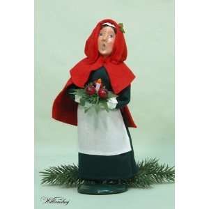 Byers Choice Historical Williamsburg   Colonial Girl with Candles 