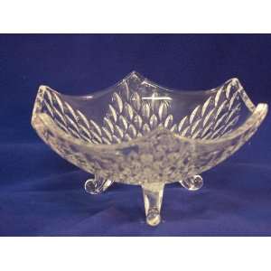  Small Crystal Bowl with Tear Drop Design