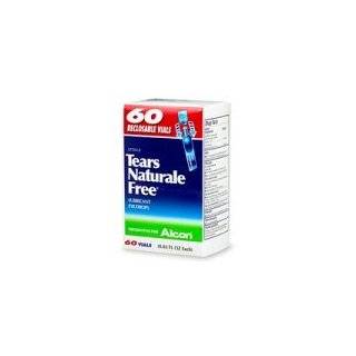  Tears Naturale Free Lubricant Eye Drops, 60 Count Single 