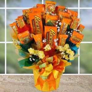  Rockin Reeses Bouquet Candy Gift Basket 