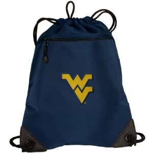 WVU Drawstring Bag Backpack West Virginia University OFFICIAL College 