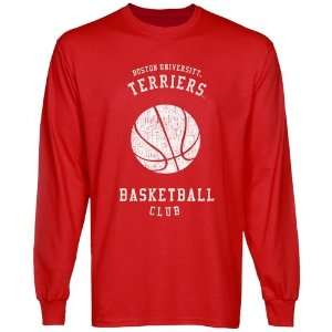  Boston Terriers Club Long Sleeve T Shirt   Red