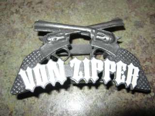 Von Zipper Cross Guns Lighter Zippo Holder Belt Buckle  