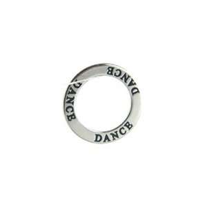  Sterling Silver Affirmation Ring Charm   Dance