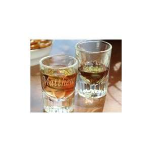    Personalized Fluted Shot Glasses (Set of 2)