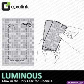   in the dark shell cover case iphone 4 brand aprolink condition 100 %