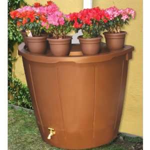  Koolatron 50   gallon Decorative Rain Barrel with Planter 