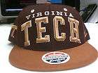 Virginia Tech Hokies Zephyr Flat Brim Snapback Cap Super Star Hat NCAA