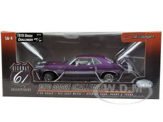   Dodge Challenger R/T Plum Crazy/Purple die cast car by Highway 61
