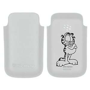  Garfield Mr Know it All on BlackBerry Leather Pocket Case 