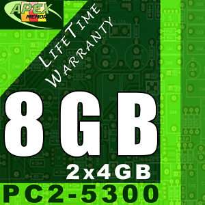 8GB 2x 4GB RAM for DELL POWEREDGE R900 RACK SERVER  