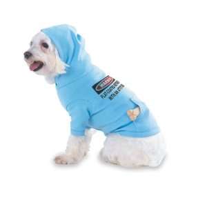 Warning Flat Coated Retriever with an attitude Hooded (Hoody) T Shirt 