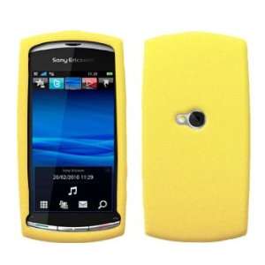  Yellow Silicone Skin / Case / Cover for Sony Ericsson 