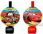 Cars 2 Lighting McQueen Birthday Party Blowouts 6 pcs