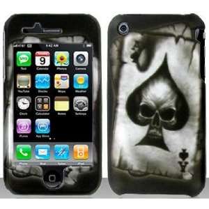 com Spade Skull Hard Snap On Case Cover Faceplate Protector for Apple 