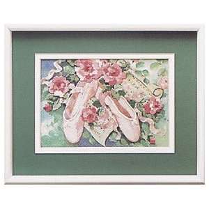   : Ballet and Roses No Count Cross Stitch Kit, Craft Kit: Toys & Games