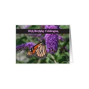 Butterfly 25th Birthday Invitations Card Toys & Games