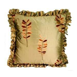    Zoe Decorative 7501 Floral Embroidered Decorative Pillow: Baby