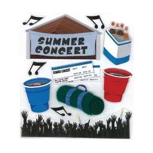  Stickers Summer Concert E5020252; 3 Items/Order Arts, Crafts & Sewing