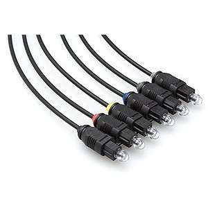  Hosa OPT 601 Fiber Optic Patch Bay cable Set: Electronics