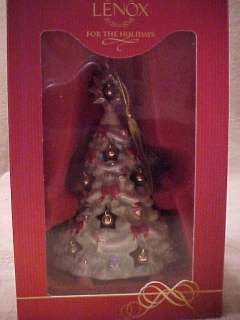 Lenox 2010 Christmas Tree Ornament w/ Bells NEW IN BOX  