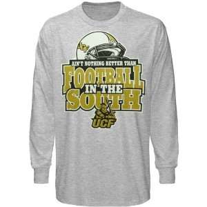  NCAA UCF Knights Ash Football in the South Long Sleeve T 