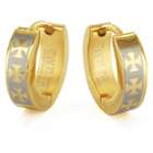 yellow gold accent these earrings secure with clip in clasps