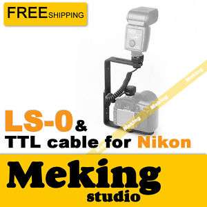 Flash arm holder Bracket LS 1&2 & i TTL cable for Nikon  