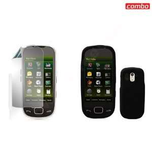 Samsung R860/R850/Caliber Combo Premium Feel Black Silicon Skin 