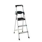 foot 6 ft premium lightweight aluminum folding step ladder