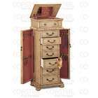   Enterprises Inc. Imperial Antique White Wall Mount Jewelry Armoire