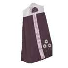 Lambs & Ivy Lambs and Ivy Luv Bugs Diaper Stacker, Plum