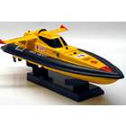 XP Mini Tracer Remote Control Boat Yellow 18 Electric Speed Boat RTR