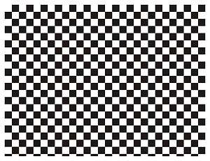   Diorama Workshop Black & White Checkerboard Floor Graphic  